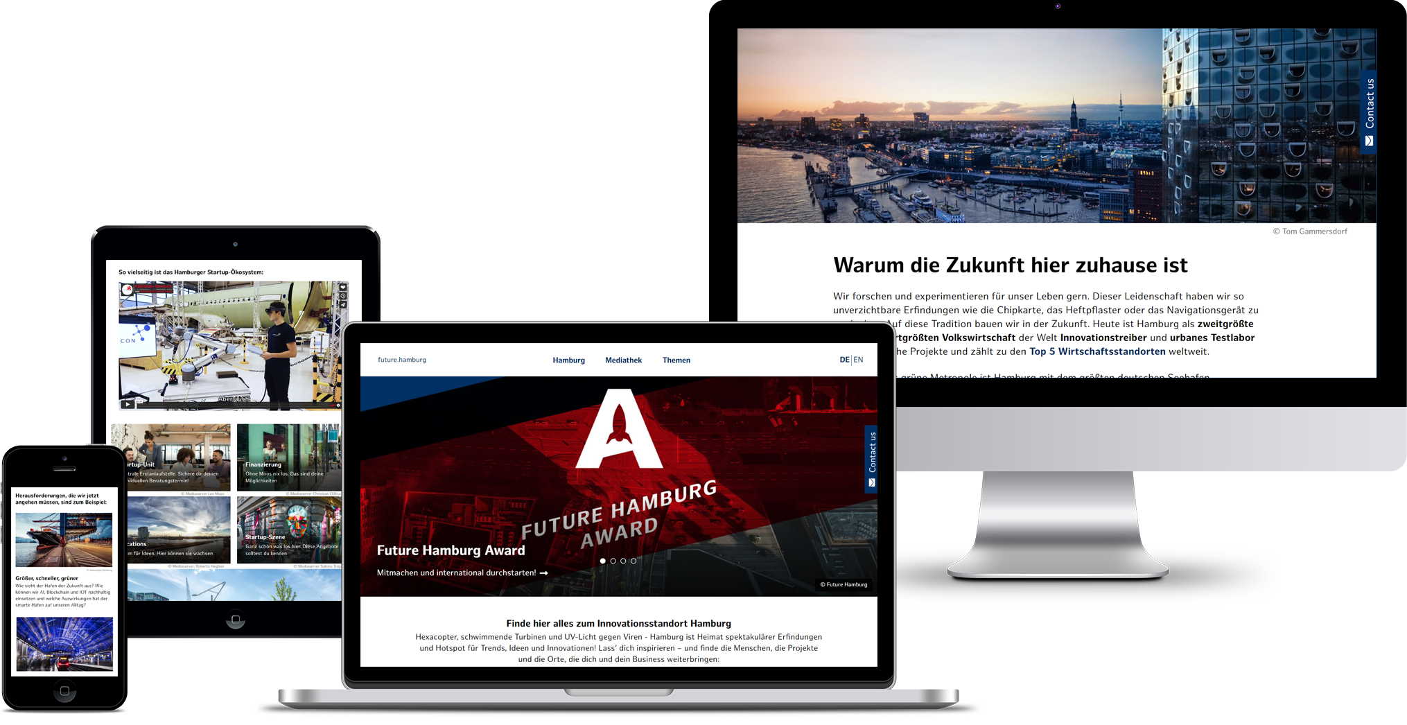 Responsive Ansicht Future Hamburg